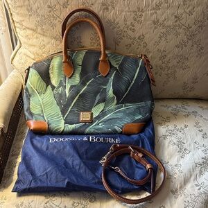 Dooney & Bourke Tropical Leaf Satchel